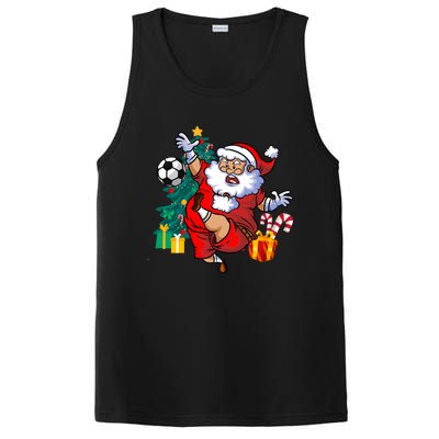 Football Christmas Santa Idea And Xmas Football Gift PosiCharge Competitor Tank