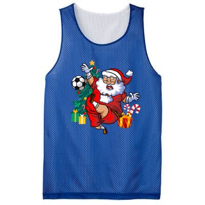 Football Christmas Santa Idea And Xmas Football Gift Mesh Reversible Basketball Jersey Tank