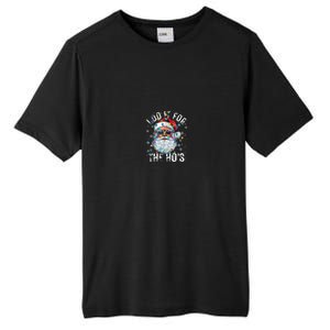 Funny Christmas Santa Claus I Do It For The Hos Cute Xmas Tall Fusion ChromaSoft Performance T-Shirt