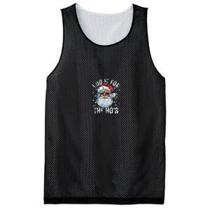 Funny Christmas Santa Claus I Do It For The Hos Cute Xmas Mesh Reversible Basketball Jersey Tank