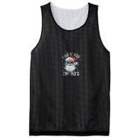 Funny Christmas Santa Claus I Do It For The Hos Cute Xmas Mesh Reversible Basketball Jersey Tank