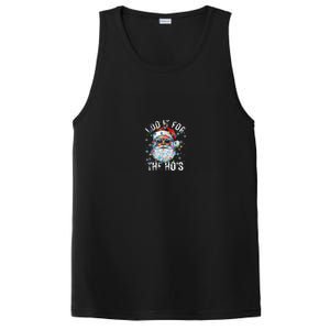 Funny Christmas Santa Claus I Do It For The Hos Cute Xmas PosiCharge Competitor Tank