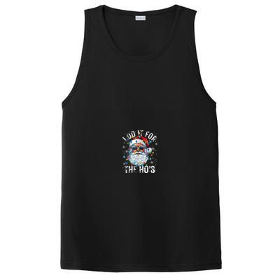 Funny Christmas Santa Claus I Do It For The Hos Cute Xmas PosiCharge Competitor Tank