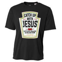 Funny Christian S Christian Gifts Catch Up With Jesus Cooling Performance Crew T-Shirt