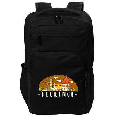 Florence Cartoon Style Illustration Impact Tech Backpack