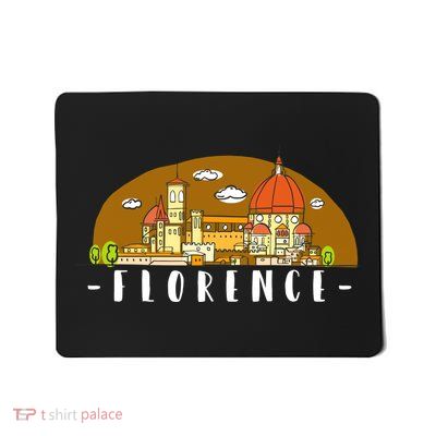 Florence Cartoon Style Illustration Mousepad