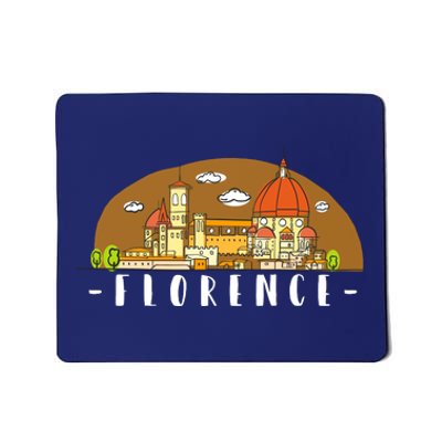 Florence Cartoon Style Illustration Mousepad