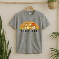 Florence Cartoon Style Illustration T-Shirt