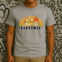 Florence Cartoon Style Illustration T-Shirt