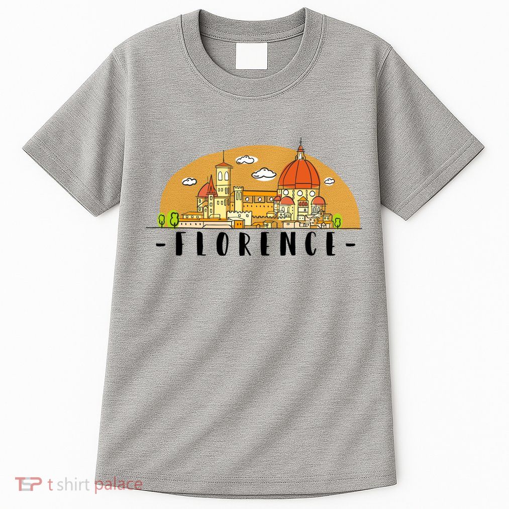 Florence Cartoon Style Illustration Tall T-Shirt