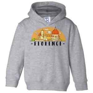 Florence Cartoon Style Illustration Toddler Hoodie