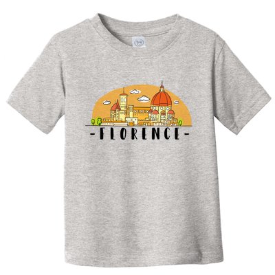 Florence Cartoon Style Illustration Toddler T-Shirt
