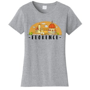 Florence Cartoon Style Illustration Women's T-Shirt