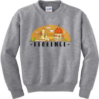 Florence Cartoon Style Illustration Kids Sweatshirt