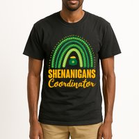 Funny Cute Shenanigans Coordinator Lucky Green Rainbow Pot Of Gold Tall T-Shirt