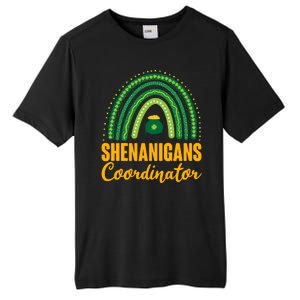 Funny Cute Shenanigans Coordinator Lucky Green Rainbow Pot Of Gold Tall Fusion ChromaSoft Performance T-Shirt