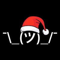 Funny Christmas Santa Shrug Text Emoji Backpack