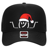 Funny Christmas Santa Shrug Text Emoji Trucker Hat