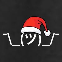 Funny Christmas Santa Shrug Text Emoji Trucker Hat