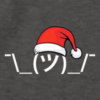 Funny Christmas Santa Shrug Text Emoji Vector Backpack