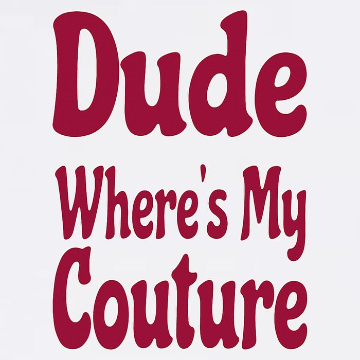 Funny Couture Sarcastic Quote Dude Where's My Couture Pink Golf Towel