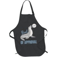 Funny Cute Seal Of Approval Apron