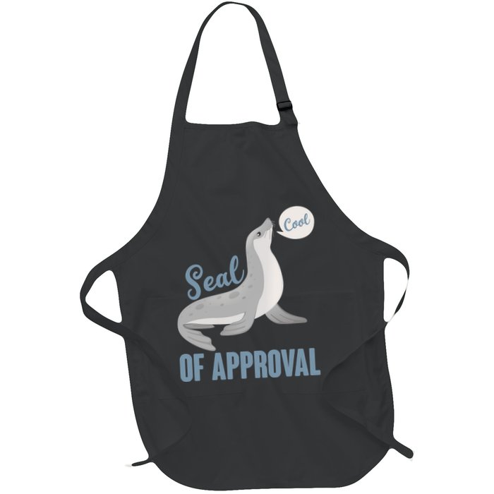 Funny Cute Seal Of Approval Apron
