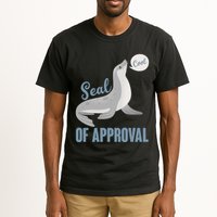 Funny Cute Seal Of Approval Tall T-Shirt