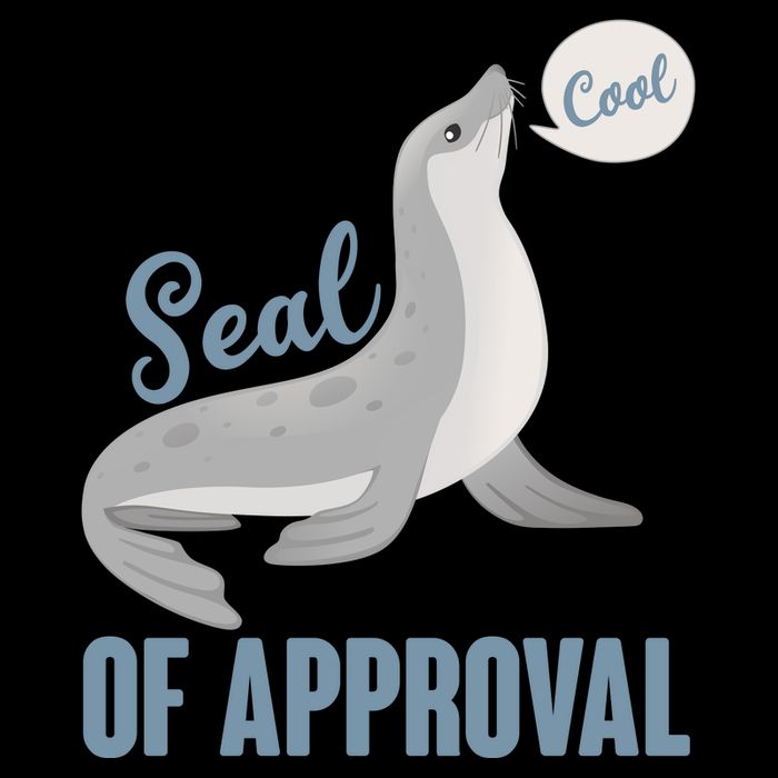 Funny Cute Seal Of Approval Impact Tech Backpack