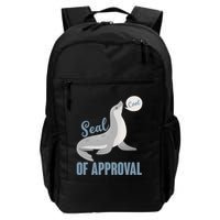 Funny Cute Seal Of Approval Backpack