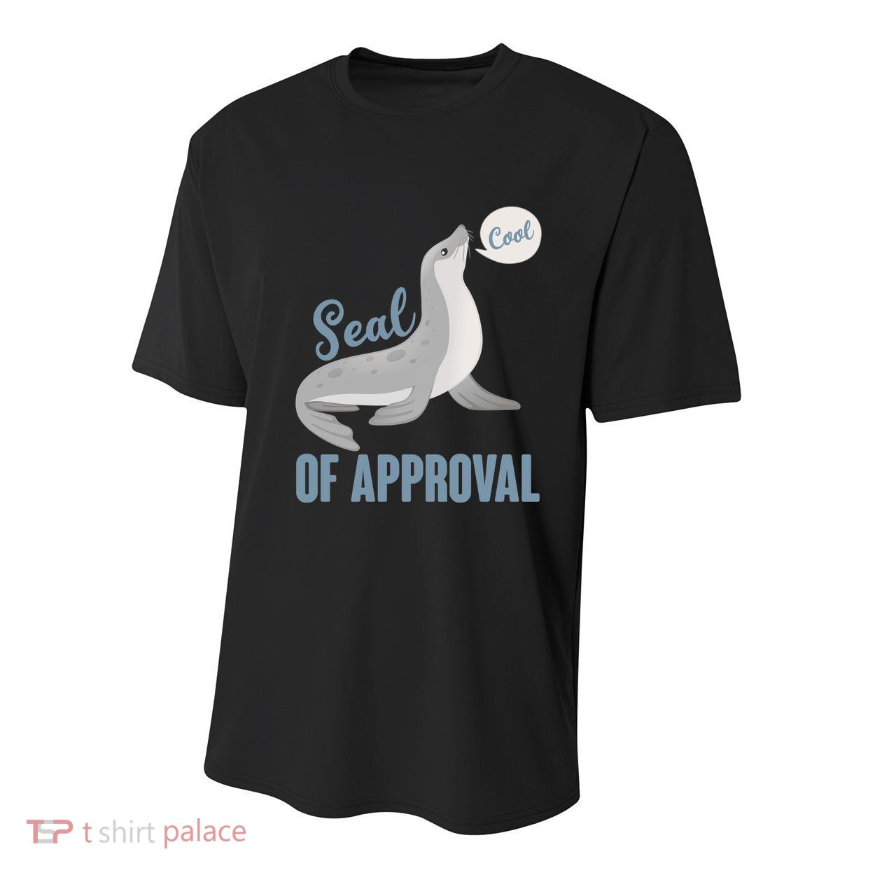 Funny Cute Seal Of Approval Youth Performance Sprint T-Shirt