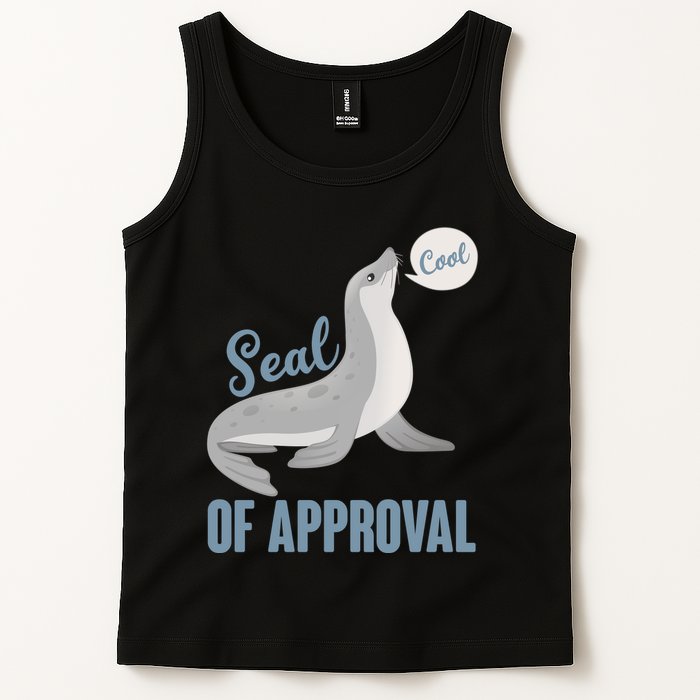 Funny Cute Seal Of Approval Tank Top