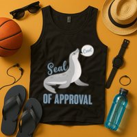 Funny Cute Seal Of Approval Tank Top