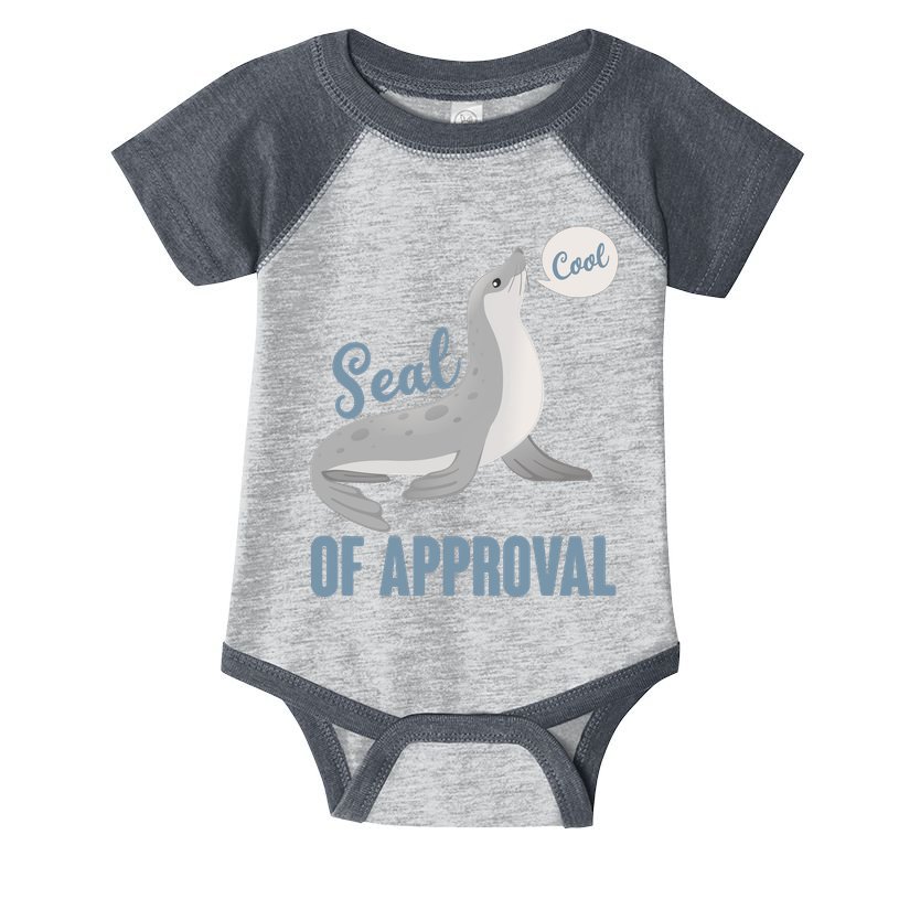 Funny Cute Seal Of Approval Infant Baby Jersey Bodysuit