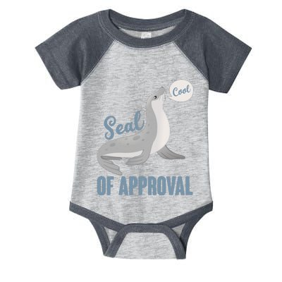 Funny Cute Seal Of Approval Infant Baby Jersey Bodysuit