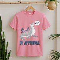 Funny Cute Seal Of Approval T-Shirt