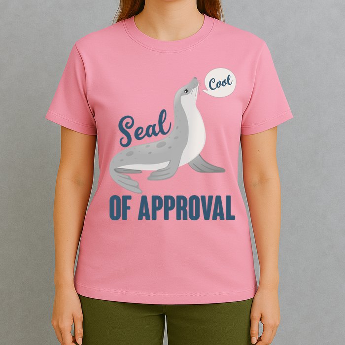Funny Cute Seal Of Approval T-Shirt