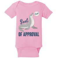 Funny Cute Seal Of Approval Baby Bodysuit