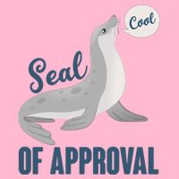 Funny Cute Seal Of Approval Kids T-Shirt