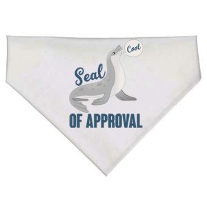 Funny Cute Seal Of Approval USA-Made Doggie Bandana