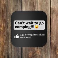 Funny Camping Saying Humor Outdoorsy Joke Camp Gear Coaster