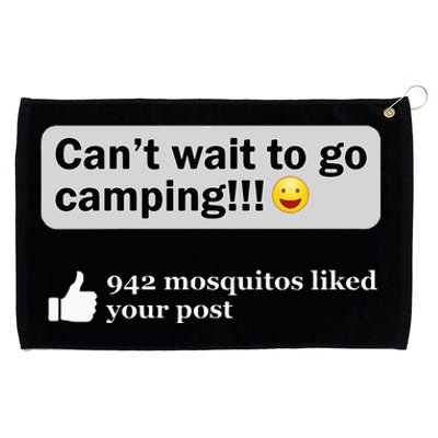 Funny Camping Saying Humor Outdoorsy Joke Camp Gear Grommeted Golf Towel