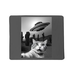 Funny Cat Selfie With A Ufo Mousepad