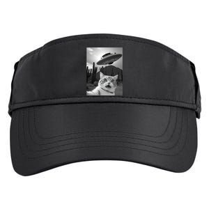 Funny Cat Selfie With A Ufo Adult Drive Performance Visor