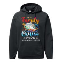 Family Cruise Ship Vacation Trip 2024 Family Cruise Matching Performance Fleece Hoodie