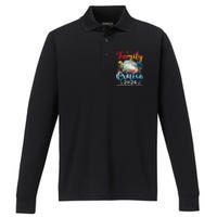 Family Cruise Ship Vacation Trip 2024 Family Cruise Matching Performance Long Sleeve Polo