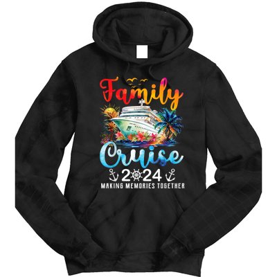 Family Cruise Ship Vacation Trip 2024 Family Cruise Matching Tie Dye Hoodie