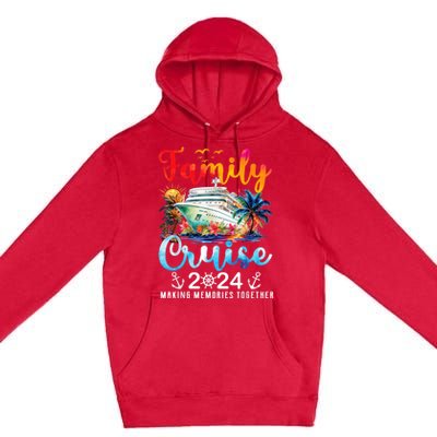 Family Cruise Ship Vacation Trip 2024 Family Cruise Matching Premium Pullover Hoodie