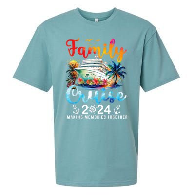 Family Cruise Ship Vacation Trip 2024 Family Cruise Matching Sueded Cloud Jersey T-Shirt