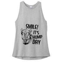 Funny Camel Smile! ItS Hump Day Funny Hump Day Ladies PosiCharge Tri-Blend Wicking Tank